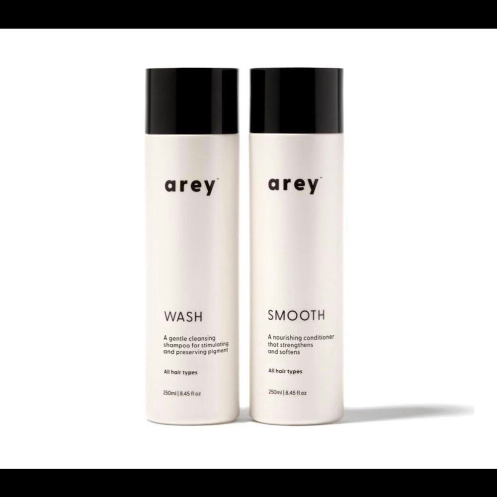 NEW AREY Set of 2 Wash and Smooth Shampoo and Conditioner